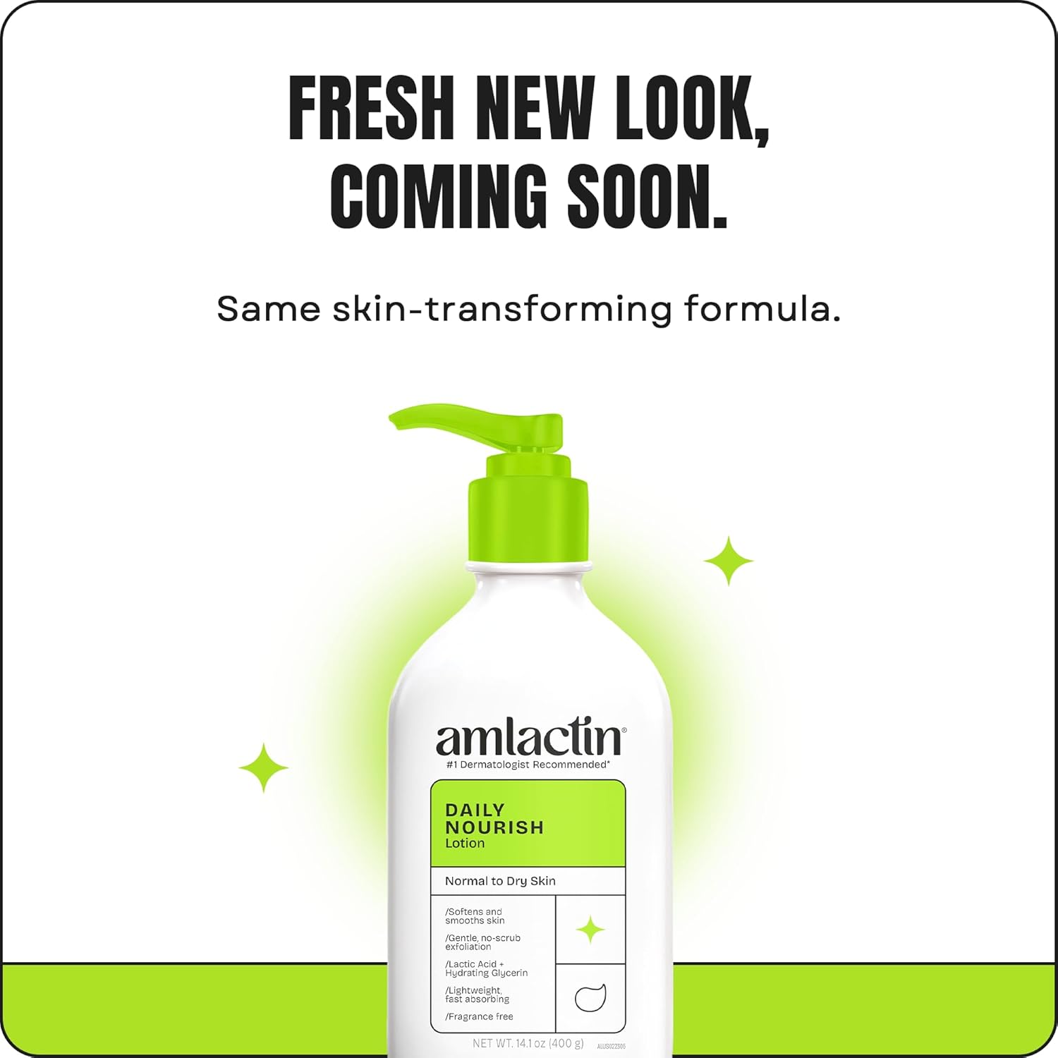 AmLactin Daily Nourish 12% - 14.1 oz Body Lotion with 12% Lactic Acid - Exfoliator and Moisturizer for Dry Skin