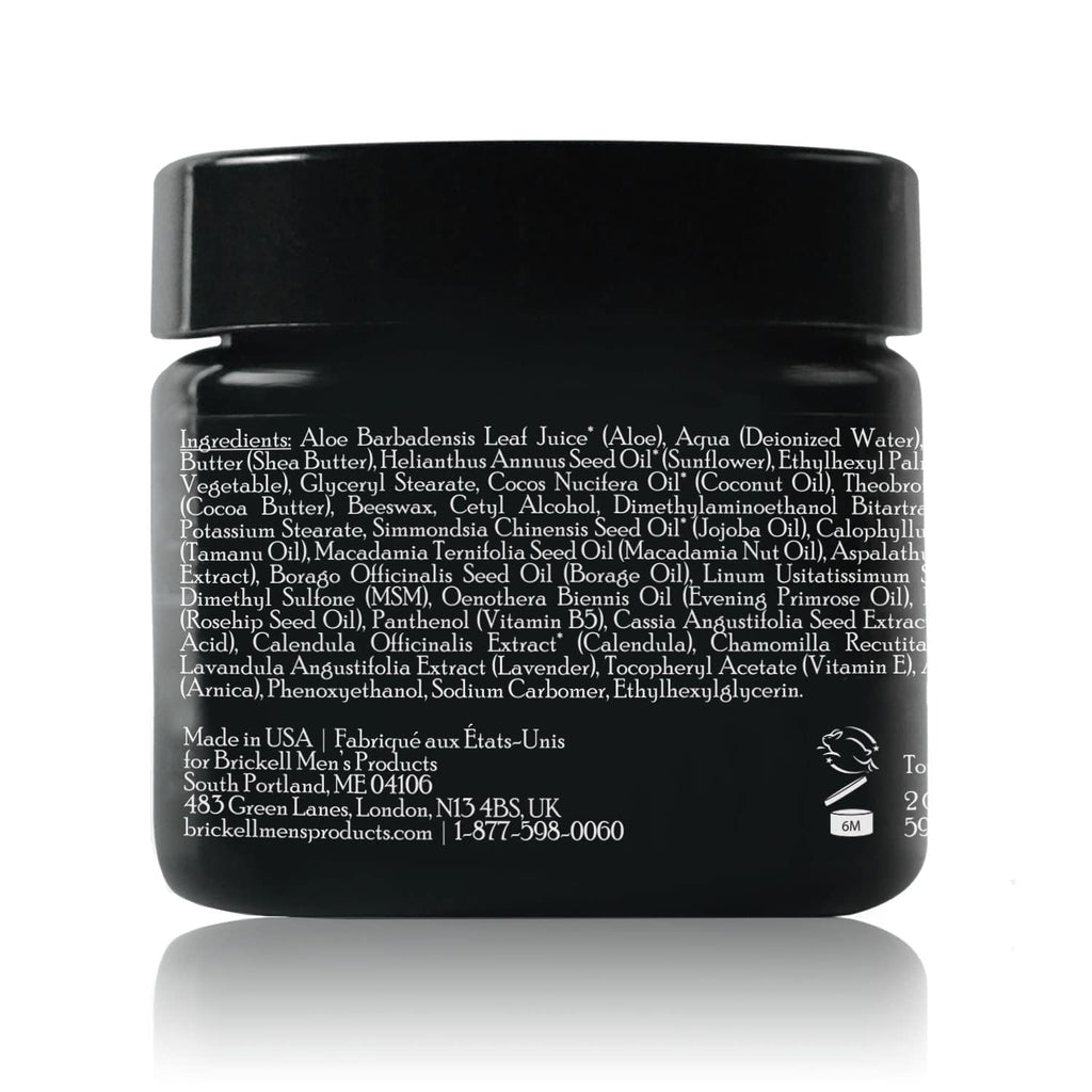 Brickell Men's Revitalizing Anti-Aging Cream For Men, Face Moisturizer For Face To Reduce Fine Lines and Wrinkles, Natural and Organic Anti Wrinkle Night Face Cream, 2 Ounce, Scented