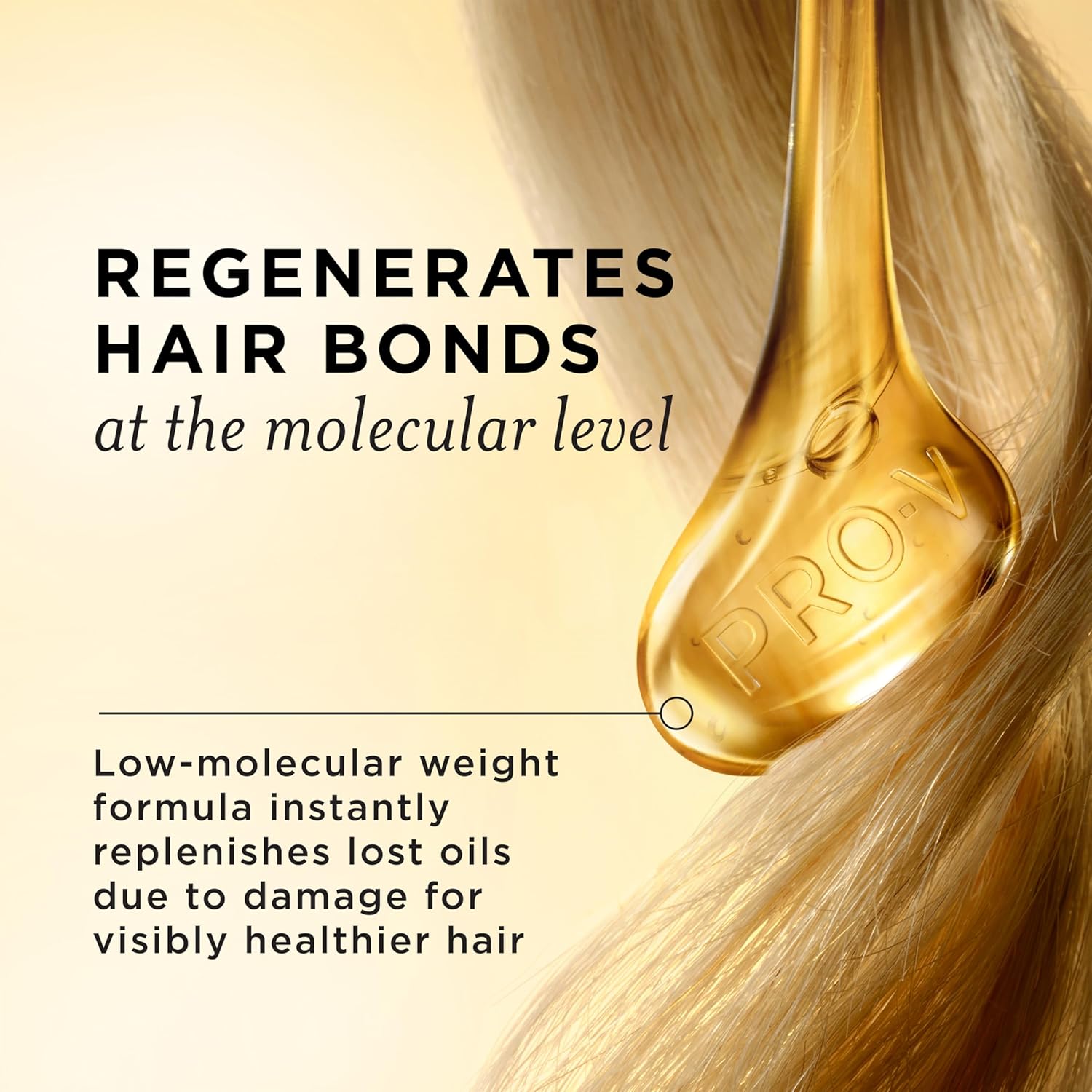 Pantene Miracle Rescue Regenerative Hair Oil - 2.0 FL Oz - Deep Repair Treatment for Dry & Damaged Hair